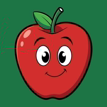 Apple Art Design vector