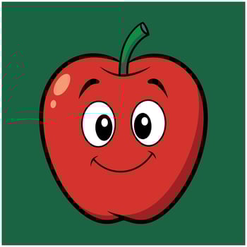 Apple Art Design vector
