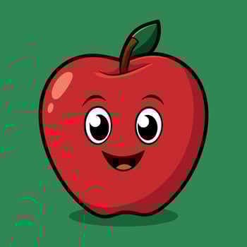 Apple Art Design vector