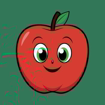Apple Art Design vector