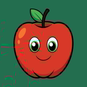 Apple Art Design vector