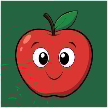 Apple Art Design vector