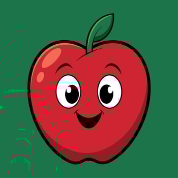 Apple Art Design vector