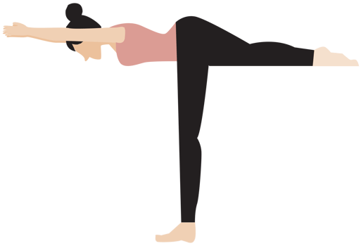 Woman doing a yoga pose png