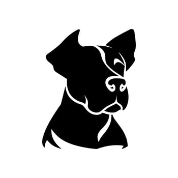 , isolated black silhouette of a dog, collection, German Shepherd Silhouette Collection vector