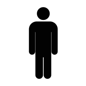 People icon on white background vector