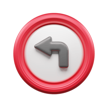 Traffic Sign And Symbol 3D Icon or Road sign 3d icon png