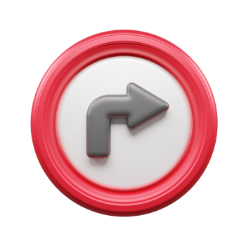 Traffic Sign And Symbol 3D Icon or Road sign 3d icon png