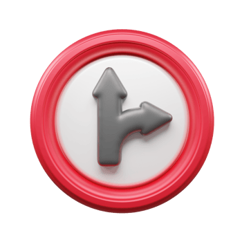 Traffic Sign And Symbol 3D Icon or Road sign 3d icon png