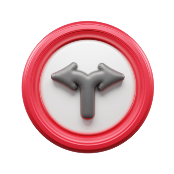 Traffic Sign And Symbol 3D Icon or Road sign 3d icon png
