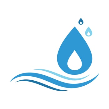 Water. Water wave logo vector