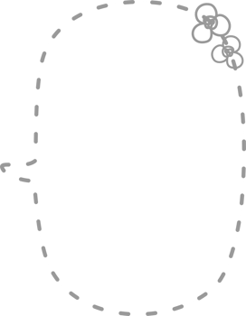 Hand draw doodle minimal speech bubble balloon, icon sticker memo keyword planner text box banner png