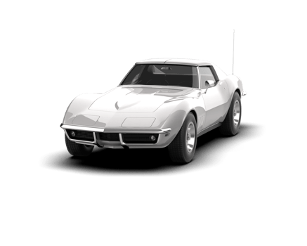 Modern car isolated on background. 3d rendering - illustration png