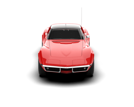 Modern car isolated on background. 3d rendering - illustration png