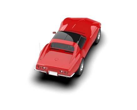 Modern car isolated on background. 3d rendering - illustration png