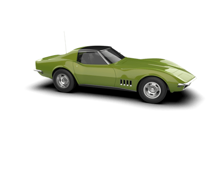 Modern car isolated on background. 3d rendering - illustration png