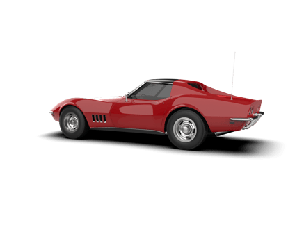 Modern car isolated on background. 3d rendering - illustration png