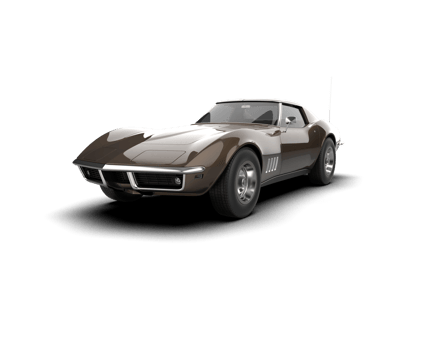 Modern car isolated on background. 3d rendering - illustration png