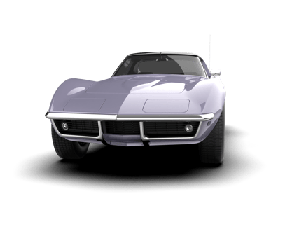 Modern car isolated on background. 3d rendering - illustration png