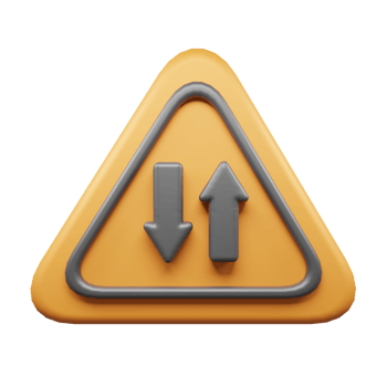 Traffic Sign And Symbol 3D Icon or Road sign 3d icon png