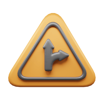 Traffic Sign And Symbol 3D Icon or Road sign 3d icon png