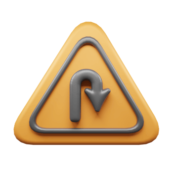 Traffic Sign And Symbol 3D Icon or Road sign 3d icon png