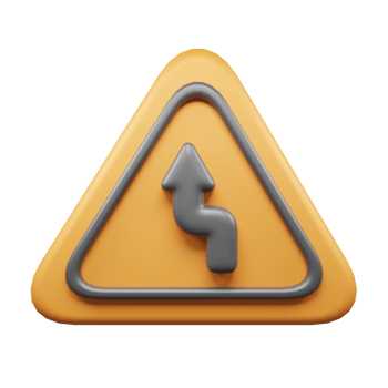 Traffic Sign And Symbol 3D Icon or Road sign 3d icon png
