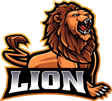 Lion mascot logo png