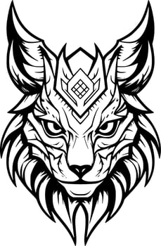 Lynx - Minimalist and Flat Logo - illustration vector