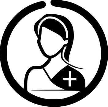 Nursing - High Quality Logo - illustration ideal for T-shirt graphic vector