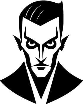 Vampire - High Quality Logo - illustration ideal for T-shirt graphic vector