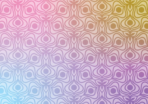 Soft pattern pink gradient line decoration background vector