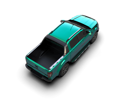 Pickup truck isolated on background. 3d rendering - illustration png