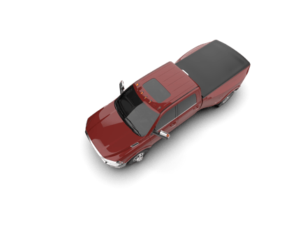 Pickup truck isolated on background. 3d rendering - illustration png