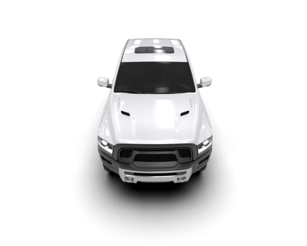 Pickup truck isolated on background. 3d rendering - illustration png