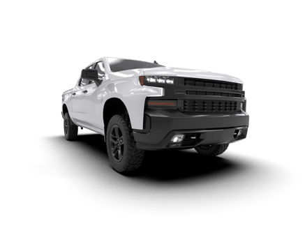 Pickup truck isolated on background. 3d rendering - illustration png
