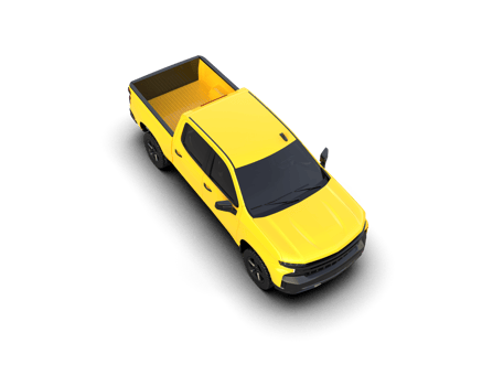 Pickup truck isolated on background. 3d rendering - illustration png