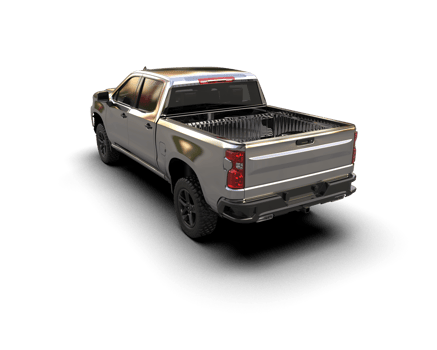 Pickup truck isolated on background. 3d rendering - illustration png