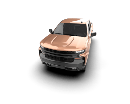 Pickup truck isolated on background. 3d rendering - illustration png