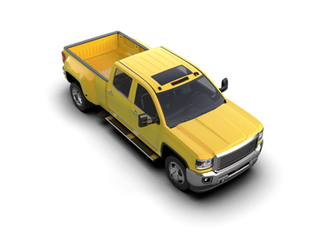 Pickup truck isolated on background. 3d rendering - illustration png
