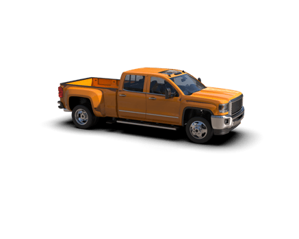 Pickup truck isolated on background. 3d rendering - illustration png