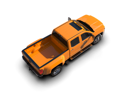 Pickup truck isolated on background. 3d rendering - illustration png