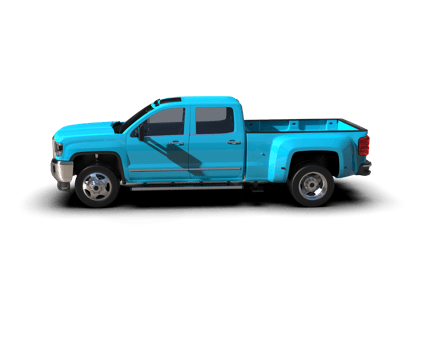 Pickup truck isolated on background. 3d rendering - illustration png