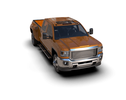 Pickup truck isolated on background. 3d rendering - illustration png