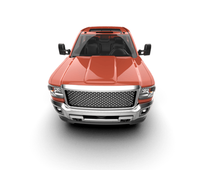 Pickup truck isolated on background. 3d rendering - illustration png