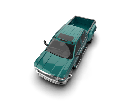 Pickup truck isolated on background. 3d rendering - illustration png