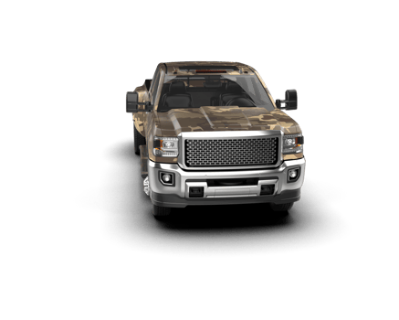Pickup truck isolated on background. 3d rendering - illustration png