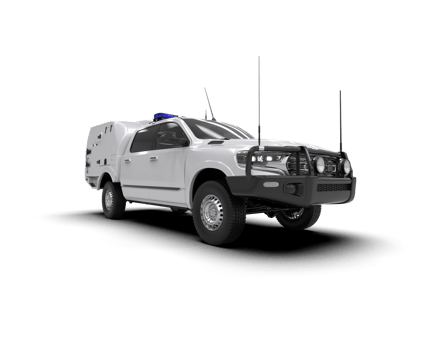 Pickup truck isolated on background. 3d rendering - illustration png