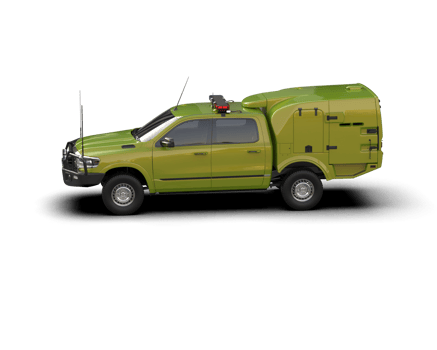 Pickup truck isolated on background. 3d rendering - illustration png