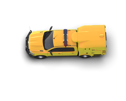 Pickup truck isolated on background. 3d rendering - illustration png